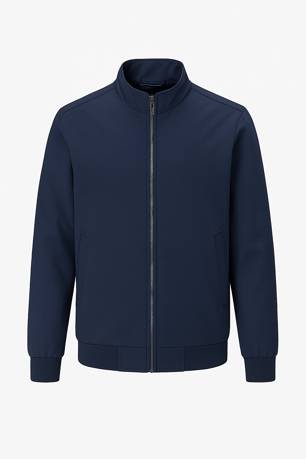 Jaqueta de Inverno Masculina Sem Capuz Térmica Forrada Azul