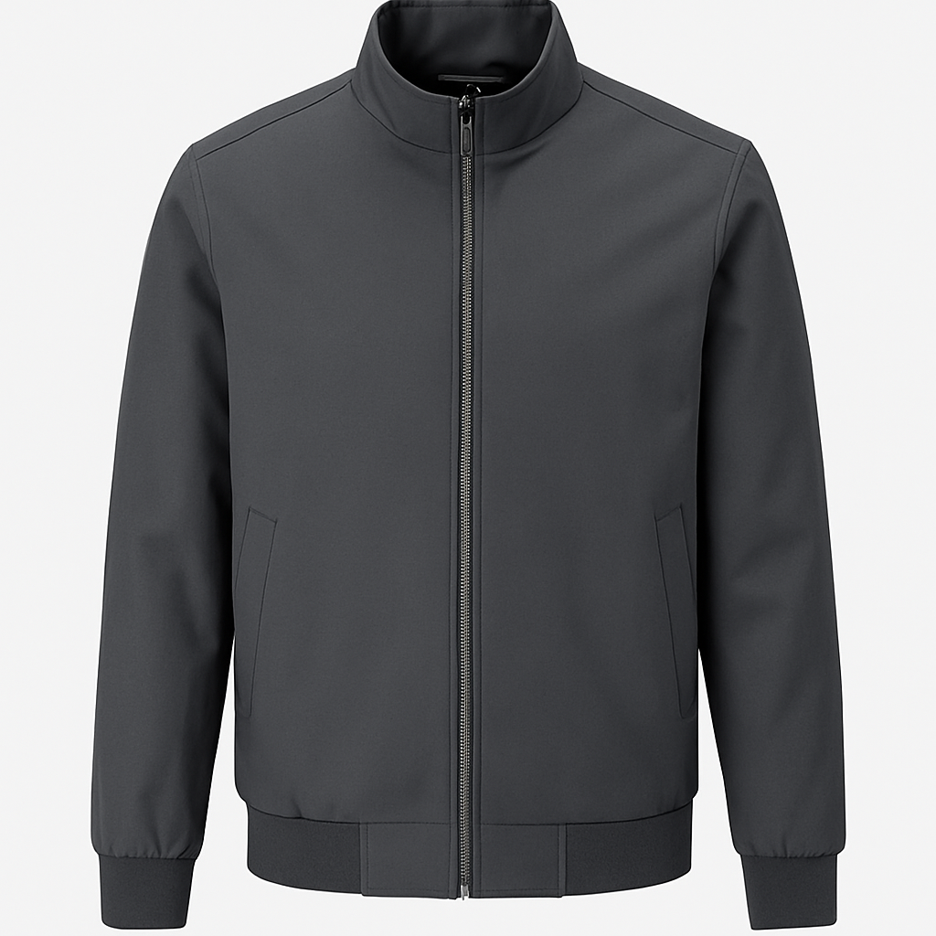 Jaqueta de Inverno Masculina Sem Capuz Térmica Forrada Cinza 