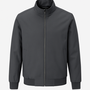 Jaqueta de Inverno Masculina Sem Capuz Térmica Forrada Cinza 
