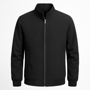 Jaqueta de Inverno Masculina Sem Capuz Térmica Forrada Preta 
