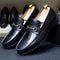Mocassim Clássico Social de Couro Preto Saint James