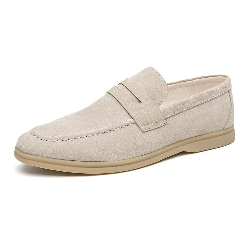 Mocassim Loafer Masculino Bege Saint James