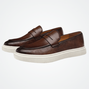 Mocassim de Couro Slip On Masculino Saint James
