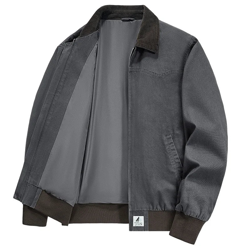 Jaqueta Bomber Forrada Masculina Clássica para Inverno Saint James