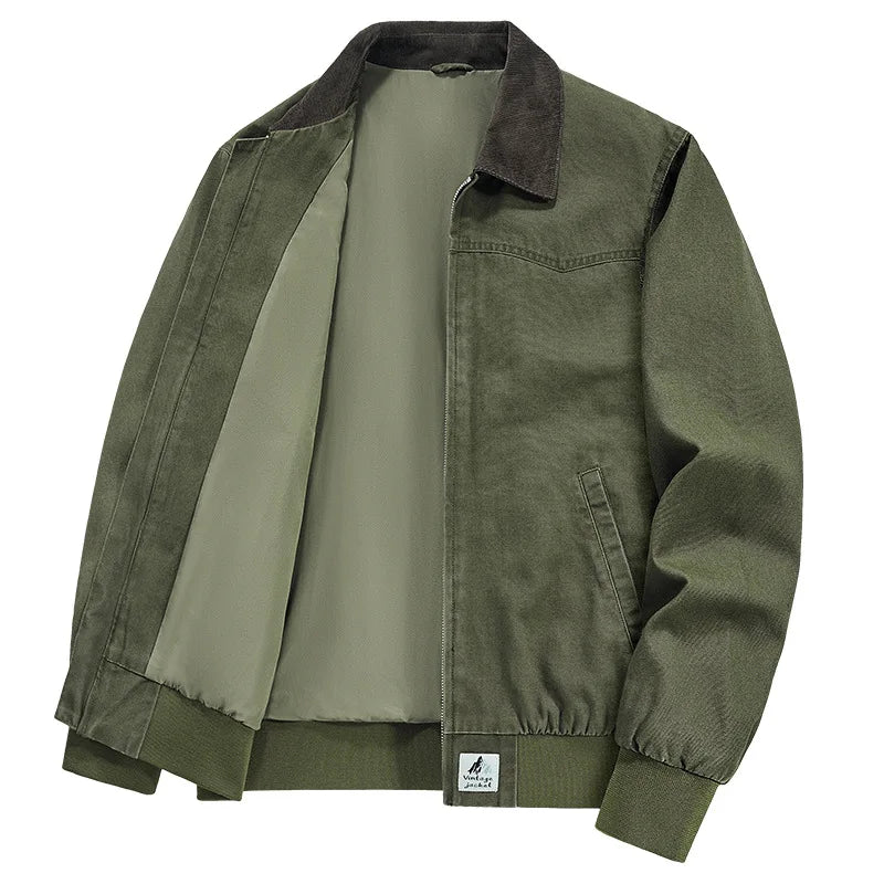 Jaqueta Bomber Forrada Masculina Clássica para Inverno Saint James