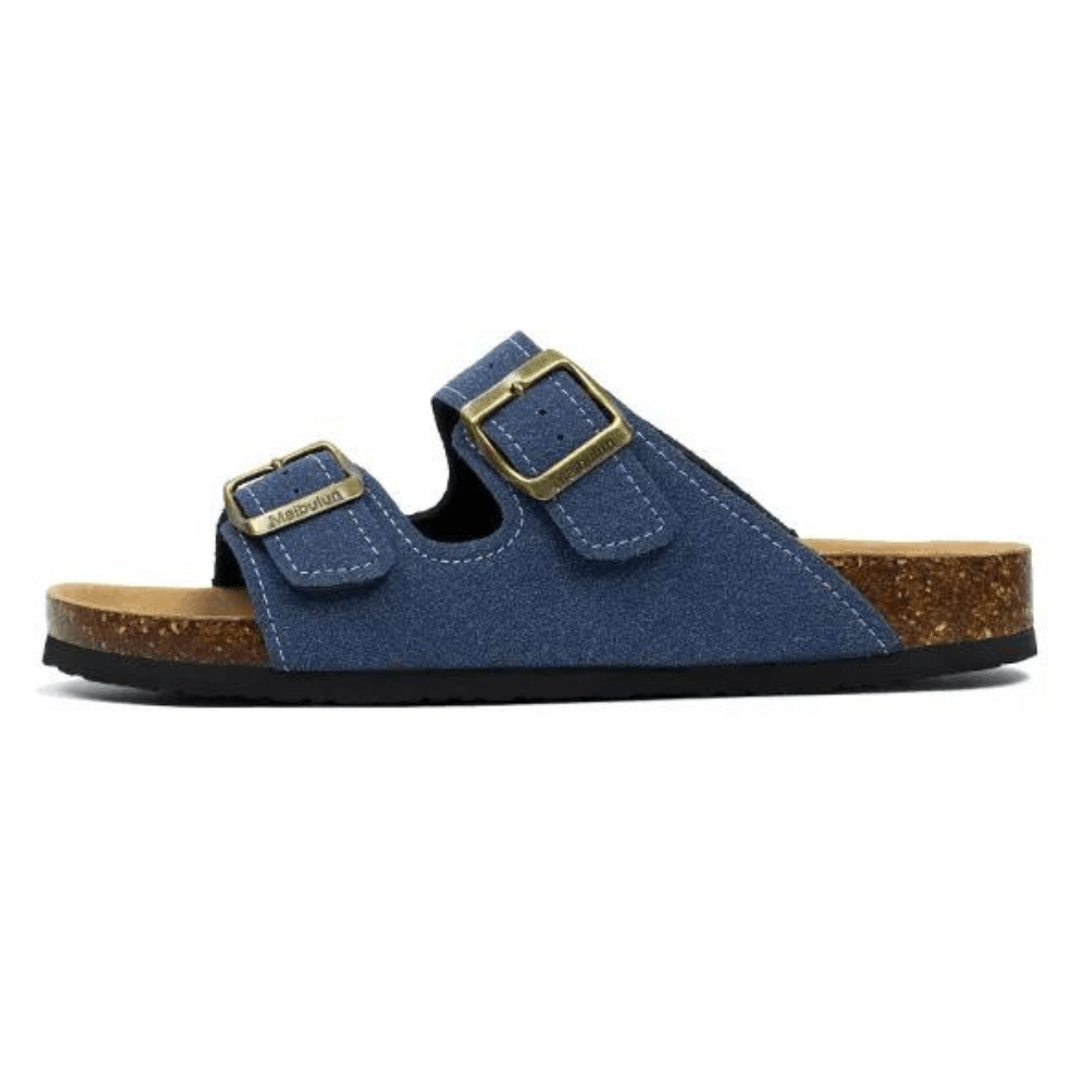 Sandália Masculina  Azul Marinho Fivela Dupla Saint James 