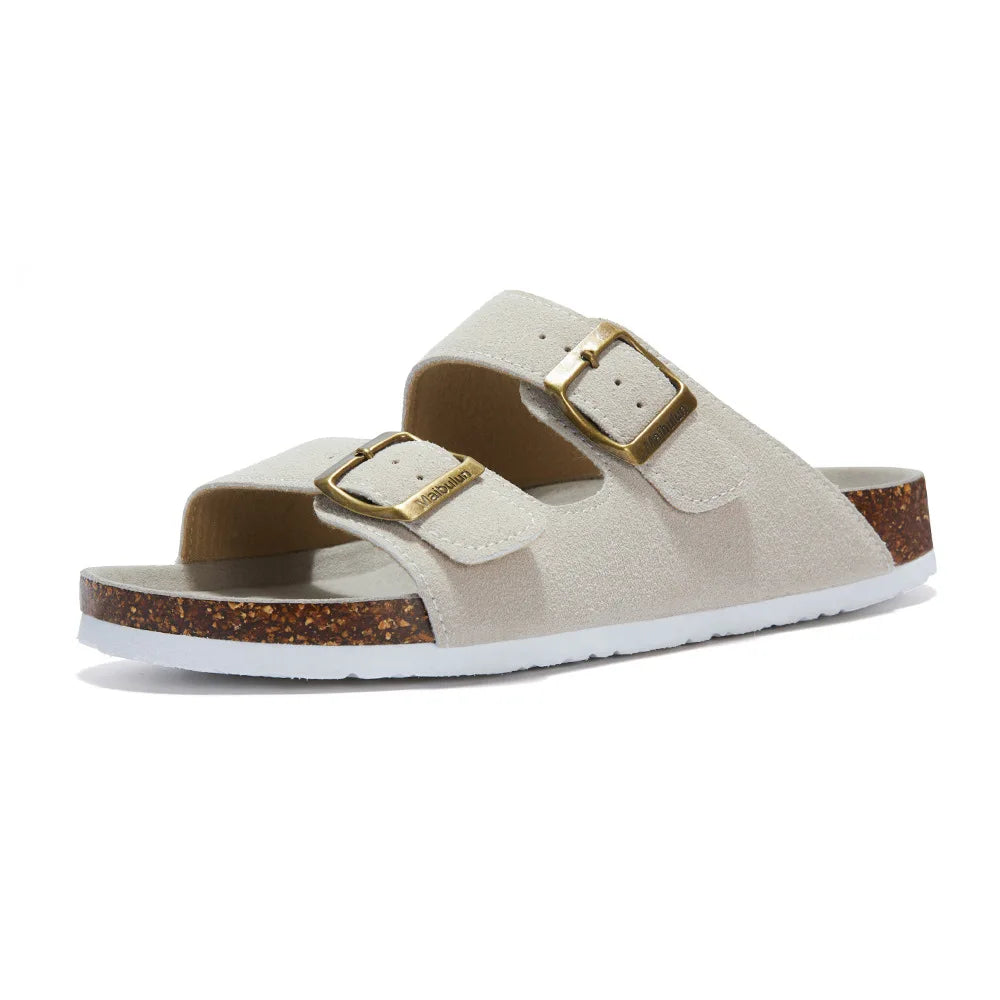 Sandália Masculina Fivela Dupla Saint James - Branco