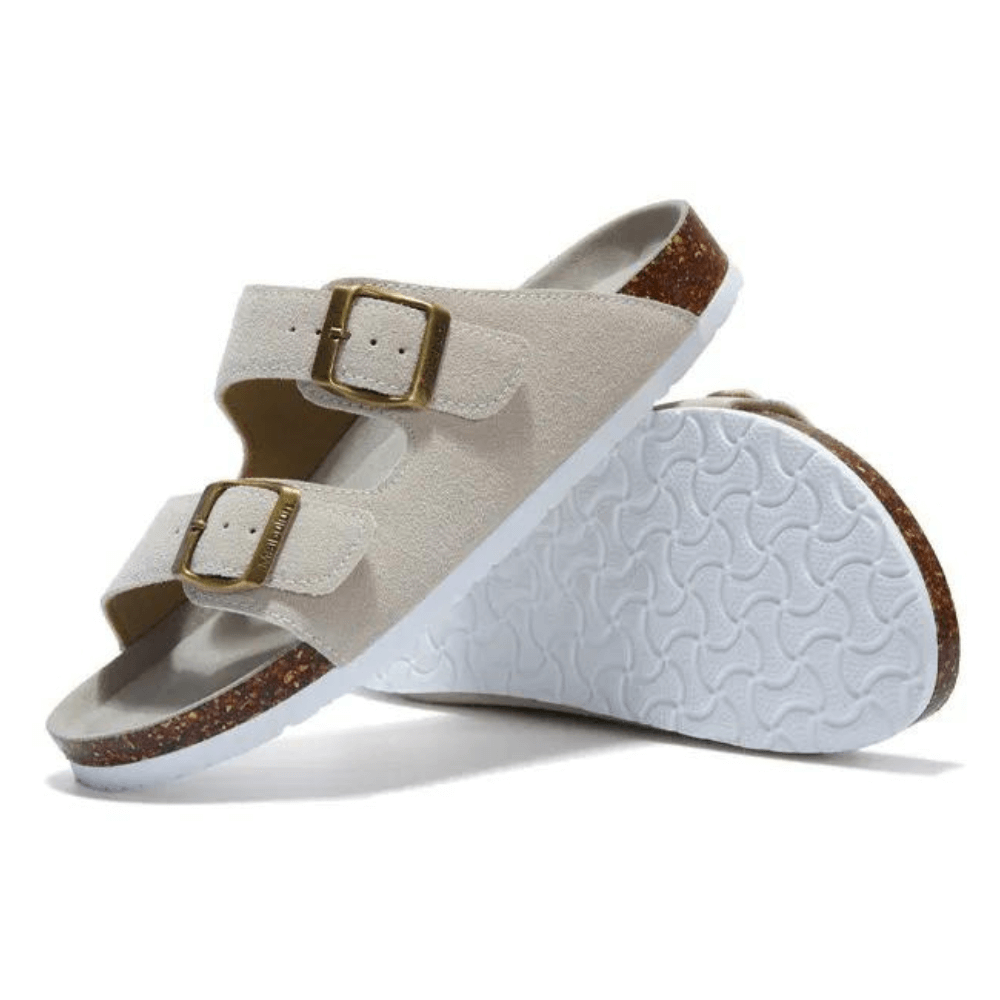 Sandália Masculina Fivela Dupla Saint James - Branco