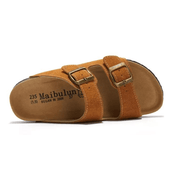 Sandália Masculina Fivela Dupla Saint James - Caramelo