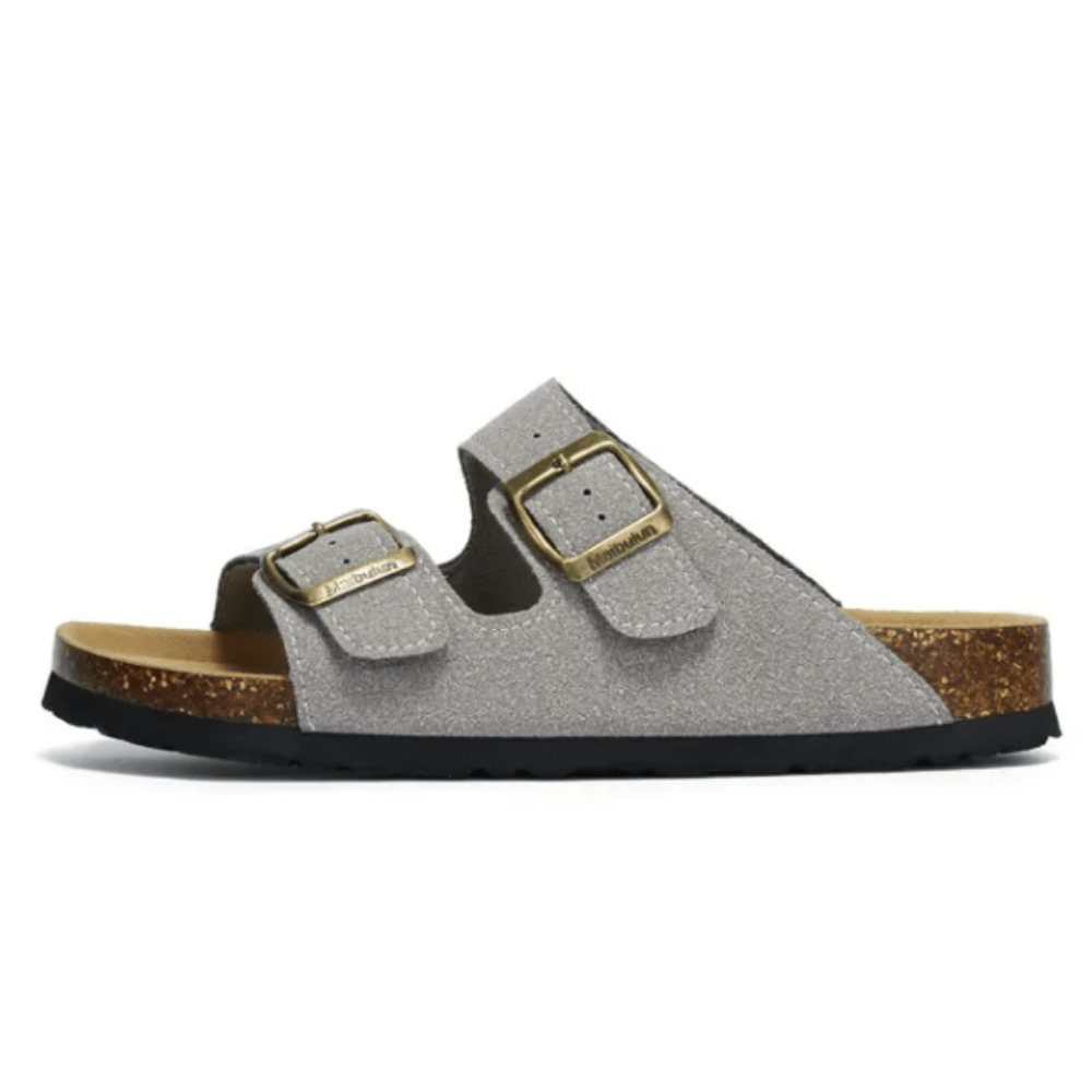 Sandália Masculina Fivela Dupla Saint James - Cinza