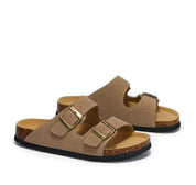Sandália Masculina Fivela Dupla Marrom Saint James 