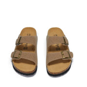 Sandália Masculina Fivela Dupla Marrom Saint James 