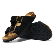 Sandália Masculina Fivela Dupla Preto Saint James 