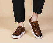Sapato Social de Couro Marrom Masculino Saint James