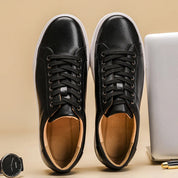Sapato Social de Couro Preto Masculino Saint James
