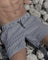 Short de Linho Masculino Praia Azul com Listras Saint James