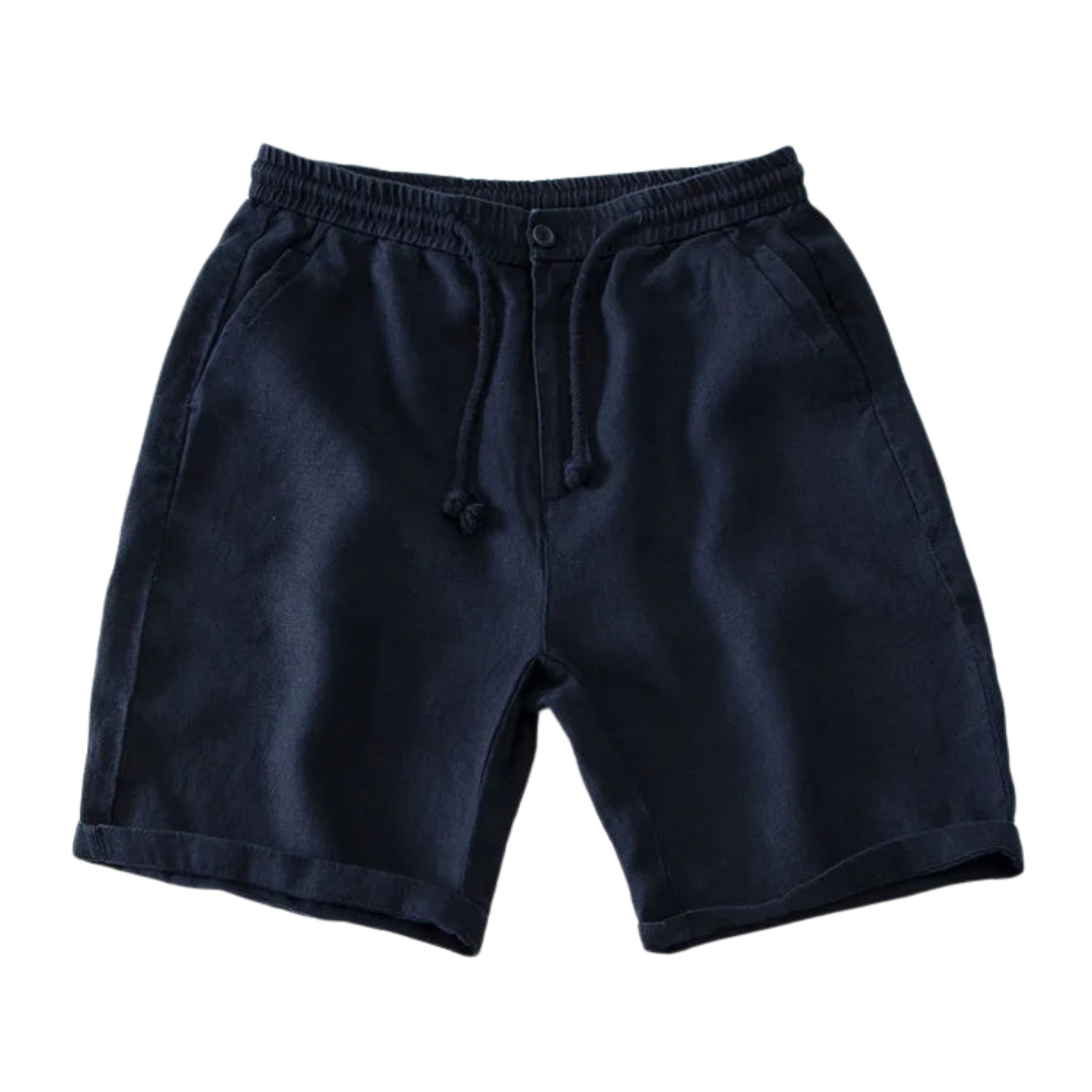 Short de Linho Masculino Praia Azul Marinho Saint James