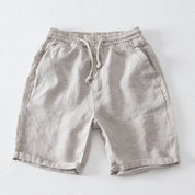 Short de Linho Masculino Praia Bege Saint James