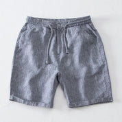 Short de Linho Masculino Praia Cinza Saint James