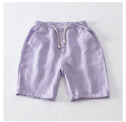 Short de Linho Masculino Praia Lilás Saint James