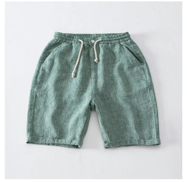 Short de Linho Masculino Praia Verde Saint James